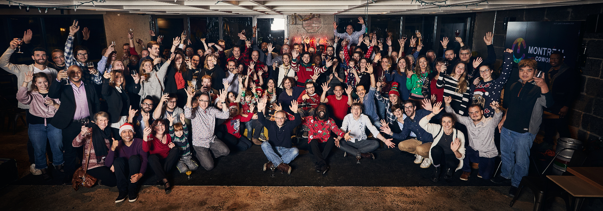 Photo de groupe d'un événement Montréal CoWork